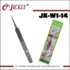 JK-W1-14,stainless steel flat tweezers,CE Certification.
