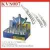 (KVS007) 12 Pcs Display Fully Stainless Steel Pocket Knife Assorted 3 Size
