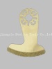 Key shaped brazed diamond blade