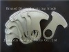 Key typed Brazed diamond saw blades