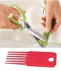 Kitchen Multi Scissor/Fridge Magnet Scissor/Household Scissor/Pizza Scissor/Five Blade Scissor