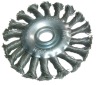 Knotted and Twisted Steel Wire Wheel Brush