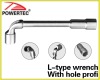 L-type wrench with hole profi