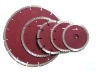 L20mm H20mm Brazed silent circular diamond saw blade granite