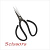 LDH-G2 Straight Tradtional carbon steel rubberized handle leather cutting,office scissors