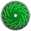 Laser Welded Continuous Turbo Segmented Small Diamond Saw Blade for Hard Masonry Material -- MABJ