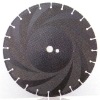 Laser welded blade for asphalt 12"