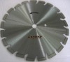 Laser welded blade for asphalt 14"