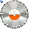 Laser welded concrete cutting blade