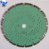 Laser welded concrete cutting blade