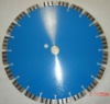 Laser welded diamond saw blade- cutting concrete