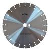 Laser welded saw blade for concrete