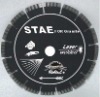 Laser welded segment-turbo small diamond saw blade for granite ----STAE