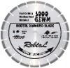 Laser welded segmented small diamond blade for fast cutting medium and hard material -- GEWM