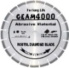 Laser welded segmented small diamond blade fot long life cutting extremely abrasive material -- GEAM