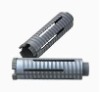 Laser welded slot sided core drill bits