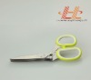 Livorlen Hot Sell 5 blade herb scissors(use in office and household)