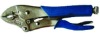 Lock grip plier Long-jaws positive-opening in soft grip handle(plier,lock grip plier,hand tool)
