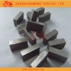 Long lifeplan segment diamond for granite cutting