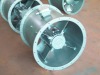 Low noise ship exhaust blower fan