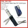 (MK-MC301) Mini 4 Function Pocket Multi Tool with LED Flashlight