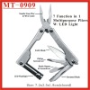 (MT-0909) 3 inch Stainless Steel 8 Multi LED Combination Pliers