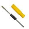Magnetic 2 way Screwdriver with plastic handle