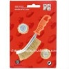 Manual steel wire brush knife and Bowl Brass Steel wire brush