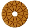 Marble floor polishing pad