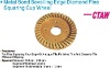 Metal Bond Bevelling Edge Diamond Fine Squaring Cup Wheel -- CTAW