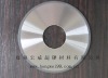 Metal bond cutting wheels with steel plate