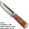Meticulously Craft Leather Handle Hunting Knife 2064L-E