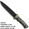 Meticulously Craft Plastic Handle Hunting Knife 2380P-BE