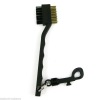 Mini plastic handle double side wire brush