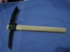 Mini steel pick pickaxe with handle