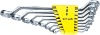 Mirror polished double ended ring spanner sets