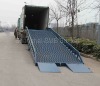 Mobile Hydraulic Loading Dock Ramp with Container