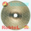 Multi-Triangle Electroplated Diamond Grinding and Cutting Blade --ELCF