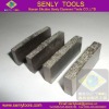 Multi-blade diamond cutting tips for lava and sandstone