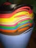 Multi-function plastic bucket,shopping bag,flexible PE basket