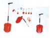 Multi-functional plastic shovel