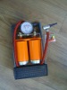 Multi-purpose double cyclinder foot bicycle pump