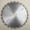 Multi ripping saw blade with raker