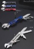 Multi tool with Adjustable wrench in colorful design
