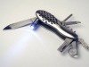 Multifunction knife with LED light and Magnifier/Promotion knife/Multi tool/Lighter pocket knife ( G009 )