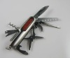 Multifunctional Pocket Knife With Wood inlay handle
