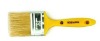 NEW!!100% nature bristle yellow plastic handle paint brush