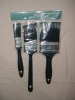 NEW!! 3 pieces 100% polyester plastic handle paint brush