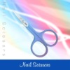 Nail scissor curved