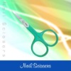 Nail scissor curved